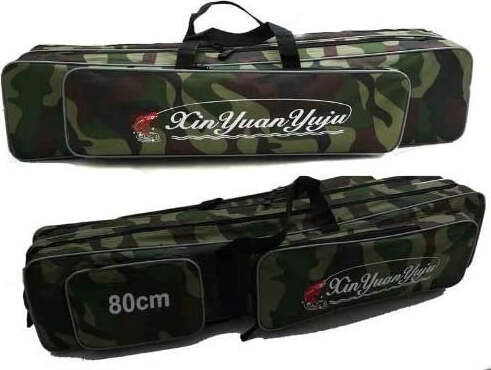 FODERO PORTACANNE DA PESCA A 2 SCOMPARTI 80 CM MIMETICO Sport e tempo libero/Caccia e Pesca/Pesca/Accessori/Portacanne da pesca Trade Shop italia - Napoli, Commerciovirtuoso.it
