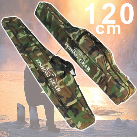Borsa Fodero Porta Canne Portacanne Da Pesca A 2 Scomparti 120 Cm Mimetico Sport e Tempo Libero > Pesca > Accessori Pesca > Sport Trade Shop italia - Napoli, Commerciovirtuoso.it