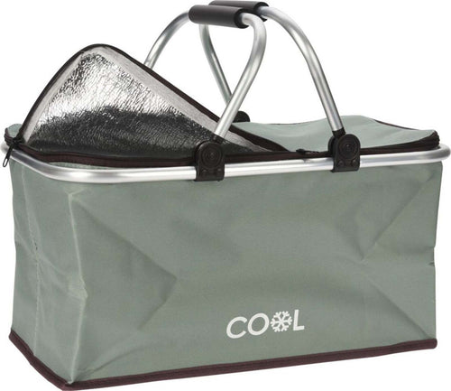 Borsa Frigo Pieghevole Con Maniglie In Alluminio Da Mare E Campeggio 35 Lt Casa e cucina/Organizzazione interni/Contenitori e barattoli da cucina/Conservazione cibi/Contenitori per trasporto cibo/Borse frigo La Zappa - Altamura, Commerciovirtuoso.it