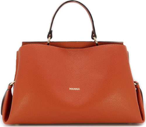 Borsa in Pelle Donna Modello Clarissa Moda/Donna/Borse/Borse a mano Manna Bag - Solofra, Commerciovirtuoso.it