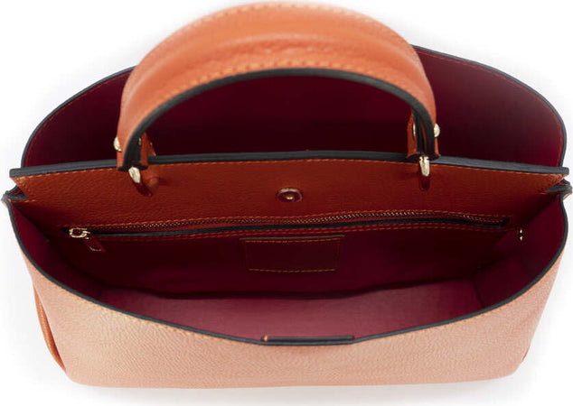 Borsa in Pelle Donna Modello Clarissa Moda/Donna/Borse/Borse a mano Manna Bag - Solofra, Commerciovirtuoso.it