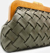 Borsa Intrecciata Weave Da Donna Borsetta Fashion Con Manico in Catena Moda/Donna/Borse/Borse a spalla Leclaf - Napoli, Commerciovirtuoso.it