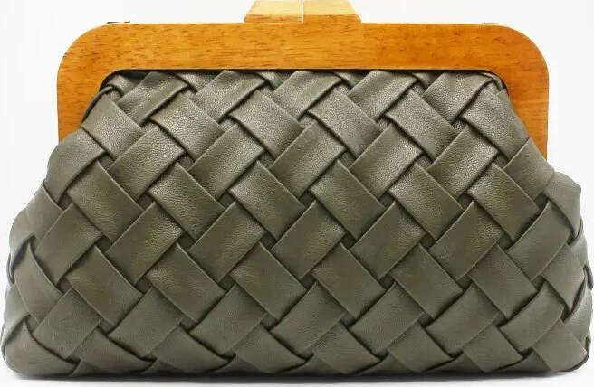 Borsa Intrecciata Weave Da Donna Borsetta Fashion Con Manico in Catena Moda/Donna/Borse/Borse a spalla Leclaf - Napoli, Commerciovirtuoso.it