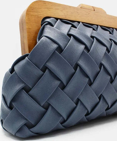 Borsa Intrecciata Weave Da Donna Borsetta Fashion Con Manico in Catena Moda/Donna/Borse/Borse a spalla Leclaf - Napoli, Commerciovirtuoso.it