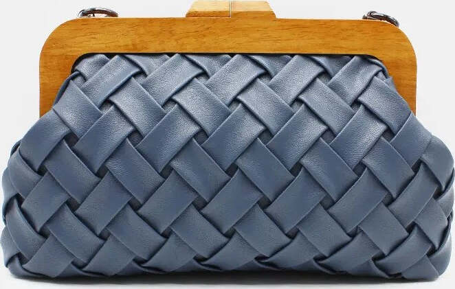 Borsa Intrecciata Weave Da Donna Borsetta Fashion Con Manico in Catena Moda/Donna/Borse/Borse a spalla Leclaf - Napoli, Commerciovirtuoso.it