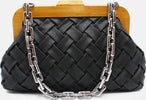 Borsa Intrecciata Weave Da Donna Borsetta Fashion Con Manico in Catena Moda/Donna/Borse/Borse a spalla Leclaf - Napoli, Commerciovirtuoso.it