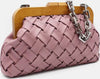 Borsa Intrecciata Weave Da Donna Borsetta Fashion Con Manico in Catena Moda/Donna/Borse/Borse a spalla Leclaf - Napoli, Commerciovirtuoso.it