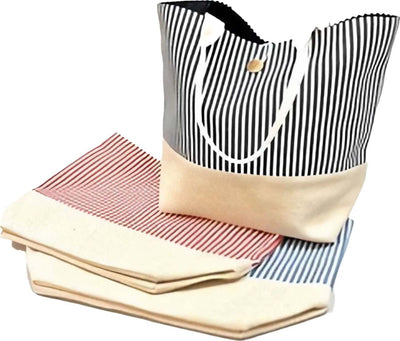 Borsa mare a strisce con corde comode e chiusura efficace colori assortiti Moda/Donna/Borse/Borse a spalla La Zappa - Altamura, Commerciovirtuoso.it