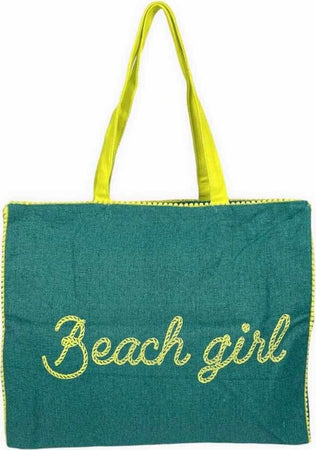 Borsa-Mare-Con-Chiusura-Lampo-48x38x16cm-Cotone-Canvas-100%-Borsa-da-Spiaggia-Spiaggia