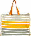 Borsa-Mare-Con-Chiusura-Lampo-48x38x16cm-Cotone-Canvas-100%-Borsa-da-Spiaggia-Spiaggia