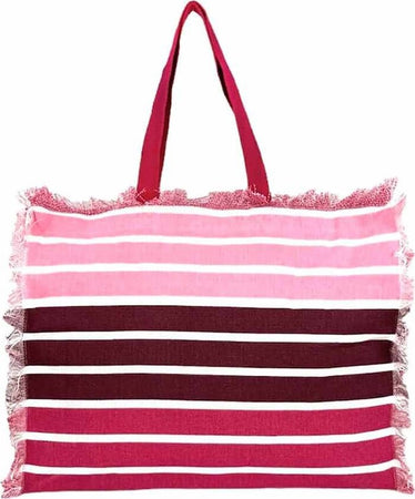 Borsa-Mare-Con-Chiusura-Lampo-48x38x16cm-Cotone-Canvas-100%-Borsa-da-Spiaggia-Spiaggia