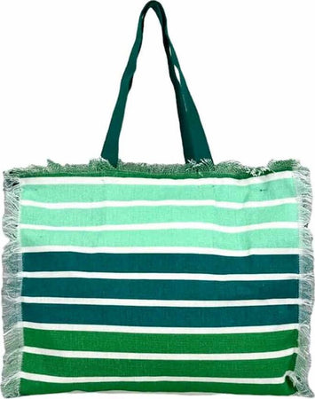 Borsa-Mare-Con-Chiusura-Lampo-48x38x16cm-Cotone-Canvas-100%-Borsa-da-Spiaggia-Spiaggia