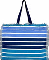 Borsa-Mare-Con-Chiusura-Lampo-48x38x16cm-Cotone-Canvas-100%-Borsa-da-Spiaggia-Spiaggia