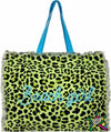 Borsa-Mare-Con-Chiusura-Lampo-48x38x16cm-Cotone-Canvas-100%-Borsa-da-Spiaggia-Spiaggia