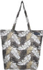 Borsa-Mare-in-Cotone-Piume-Dorate