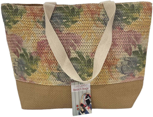 Borsa mare pink forest con zip - Maè Via Roma,60