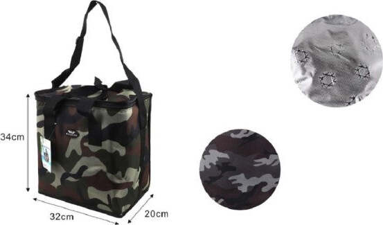 Borsa-Militare-Termica-22-Lt-Mare-Campeggio-Escursioni-Picnic-32x20x34-Cm-12811
