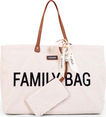 Borsa-Nursery-Childhome-Family-Bag-Teddy-Off-White-Ecrù