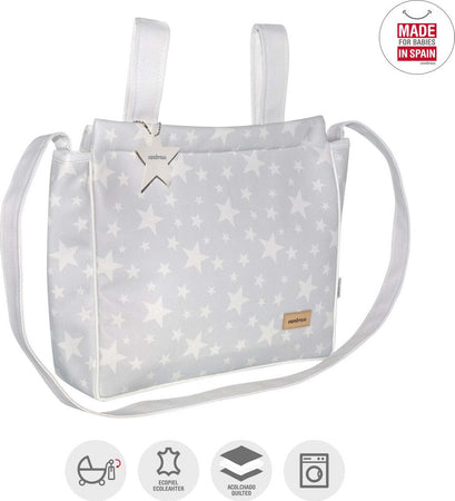 Borsa Passeggino Etoile Grigio 13X40X33 Cm Prima infanzia/Passeggini carrozzine e accessori/Accessori e parti di ricambio/Borsa contenitore per manubrio per passeggino La Casa Del Bebè - Napoli, Commerciovirtuoso.it