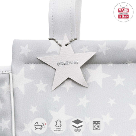 Borsa Passeggino Etoile Grigio 13X40X33 Cm Prima infanzia/Passeggini carrozzine e accessori/Accessori e parti di ricambio/Borsa contenitore per manubrio per passeggino La Casa Del Bebè - Napoli, Commerciovirtuoso.it