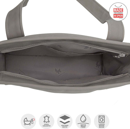 Borsa Passeggino Mate Grigio 10X34X33 Cm Prima infanzia/Passeggini carrozzine e accessori/Accessori e parti di ricambio/Borsa contenitore per manubrio per passeggino La Casa Del Bebè - Napoli, Commerciovirtuoso.it