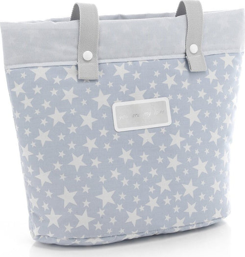 Borsa Passeggino Star Azzurro 17X40X34 Cm Prima infanzia/Passeggini carrozzine e accessori/Accessori e parti di ricambio/Borsa contenitore per manubrio per passeggino La Casa Del Bebè - Napoli, Commerciovirtuoso.it
