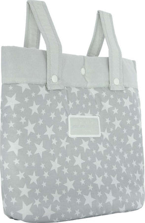 Borsa Passeggino Star Grigio 17X40X34 Cm Prima infanzia/Passeggini carrozzine e accessori/Accessori e parti di ricambio/Borsa contenitore per manubrio per passeggino La Casa Del Bebè - Napoli, Commerciovirtuoso.it