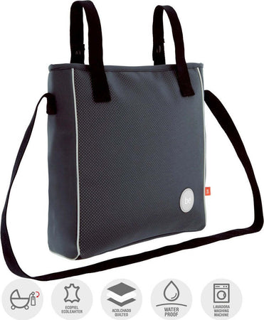 Borsa Passeggino Urbany Grigio 10X34X33 Cm Prima infanzia/Passeggini carrozzine e accessori/Accessori e parti di ricambio/Borsa contenitore per manubrio per passeggino La Casa Del Bebè - Napoli, Commerciovirtuoso.it