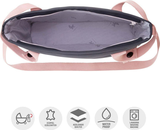Borsa Passeggino Urbany Rosa 10X34X33 Cm Prima infanzia/Passeggini carrozzine e accessori/Accessori e parti di ricambio/Borsa contenitore per manubrio per passeggino La Casa Del Bebè - Napoli, Commerciovirtuoso.it
