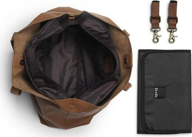 Borsa per il Cambio Elodie Details Chestnut Leather New! Prima infanzia/Cambio del pannolino/Borse fasciatoio/Borse shopper La Casa Del Bebè - Napoli, Commerciovirtuoso.it