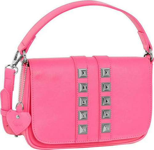 Borsa Ragazza Bambina Borsa a Spalla Con Tracolla E Borchie Comix Studios Rosa