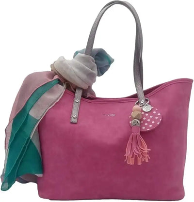Borsa shopping - Fucsia / Taglia Unica - BorsaShopping
