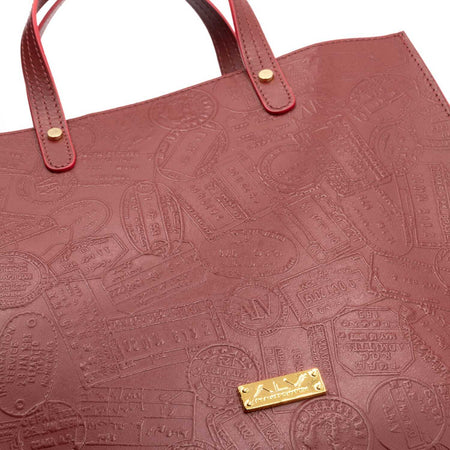 Borsa-Shopping-in-pelle-con-stampa-passport-da-Donna-ALV-by-Alviero-Martini---AL008B2309