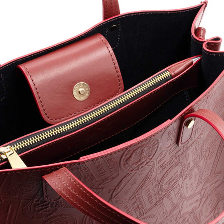 Borsa-Shopping-in-pelle-con-stampa-passport-da-Donna-ALV-by-Alviero-Martini---AL008B2309