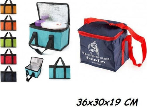 Borsa-Termica-36x30x19-Cm-Frigo-Porta-Pranzo-Spiaggia-Mare-Escursione-Pic-Nic