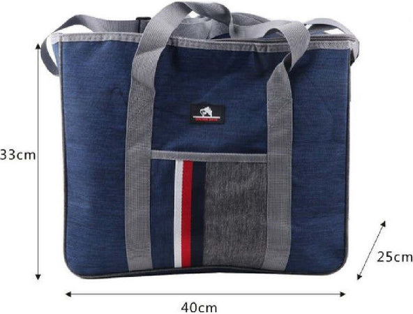 Borsa Termica Bicolor 40x25x33cm 19 Lt Borsetta Porta Pranzo Spiaggia Mare 14205 Casa e cucina/Organizzazione interni/Contenitori e barattoli da cucina/Conservazione cibi/Contenitori per trasporto cibo/Borse frigo Trade Shop italia - Napoli, Commerciovirtuoso.it
