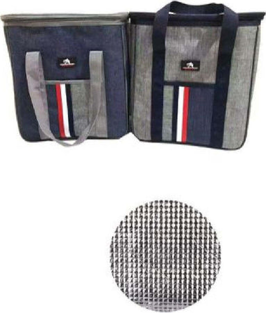 Borsa Termica Bicolor 40x25x33cm 19 Lt Borsetta Porta Pranzo Spiaggia Mare 14205 Casa e cucina/Organizzazione interni/Contenitori e barattoli da cucina/Conservazione cibi/Contenitori per trasporto cibo/Borse frigo Trade Shop italia - Napoli, Commerciovirtuoso.it