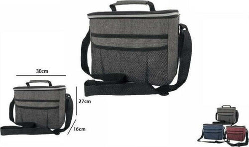 Borsa-Termica-Con-Tracolla-Frigo-Caldo-Freddo-Viaggi-Mare-30-X-16-X-27-Cm