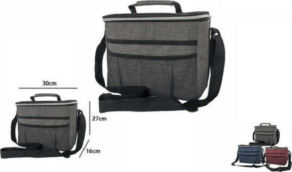 Borsa-Termica-Con-Tracolla-Frigo-Caldo-Freddo-Viaggi-Mare-30-X-16-X-27-Cm