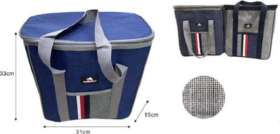 Borsa Termica Frigo Bicolor 31x15x33 Cm 14 Lt Porta Alimenti Spiaggia Mare 12817 Casa e cucina/Organizzazione interni/Contenitori e barattoli da cucina/Conservazione cibi/Contenitori per trasporto cibo/Borse frigo Trade Shop italia - Napoli, Commerciovirtuoso.it