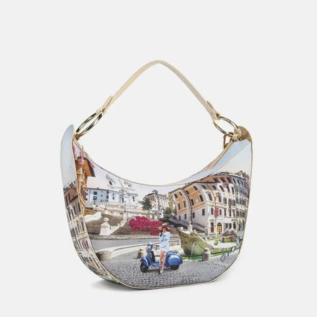 Borsa Tracolla Mezzaluna - Vacanza Romane / Taglia Unica - BorsaTracolla