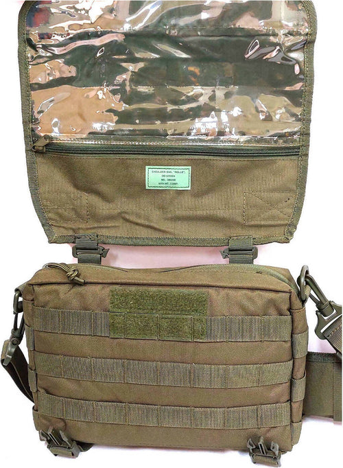 Borsa Tracolla Tedesca Componibile Verde Militare Uso Sportivo Sport e tempo libero/Fan Shop/Borse sacche e accessori/Borse a tracolla Il Distintivo - Pesaro, Commerciovirtuoso.it
