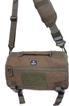 Borsa Tracolla Tedesca Componibile Verde Militare Uso Sportivo Sport e tempo libero/Fan Shop/Borse sacche e accessori/Borse a tracolla Il Distintivo - Pesaro, Commerciovirtuoso.it