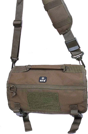 Borsa Tracolla Tedesca Componibile Verde Militare Uso Sportivo Sport e tempo libero/Fan Shop/Borse sacche e accessori/Borse a tracolla Il Distintivo - Pesaro, Commerciovirtuoso.it