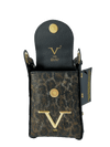 Borsa Donna V Versace Italia in Pelle Cheeta - Luxury Leather Bag Elegante e Raffinata