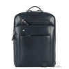 BORSA ZAINO PELLE 2MM FABIANA ACCIAIO - Blu / Taglia Unica - Zaino