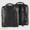 BORSA ZAINO PELLE 2MM FABIANA ACCIAIO - Nero / Taglia Unica - Zaino