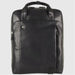 BORSA ZAINO PELLE 2MM FABIANA ACCIAIO - Nero / Taglia Unica - Zaino