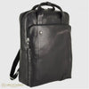 BORSA ZAINO PELLE 2MM FABIANA ACCIAIO - Nero / Taglia Unica - Zaino