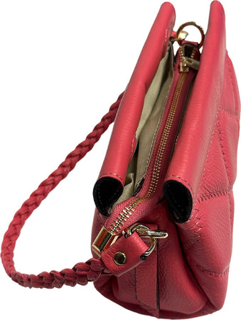Borsetta-donna-vera-pelle-con-manico-intrecciato
